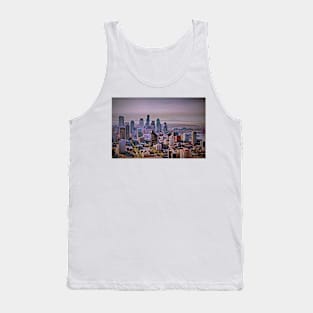 USA. Seattle. Downtown. Sunrise. Tank Top